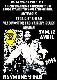 Punk Rock Party au Raymond Bar le 12 avril 2008 à Clermont-Ferrand (63)