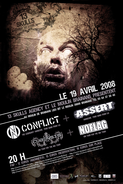 Conflict au Moulin le 19 avril 2008 à Brainans (39)
