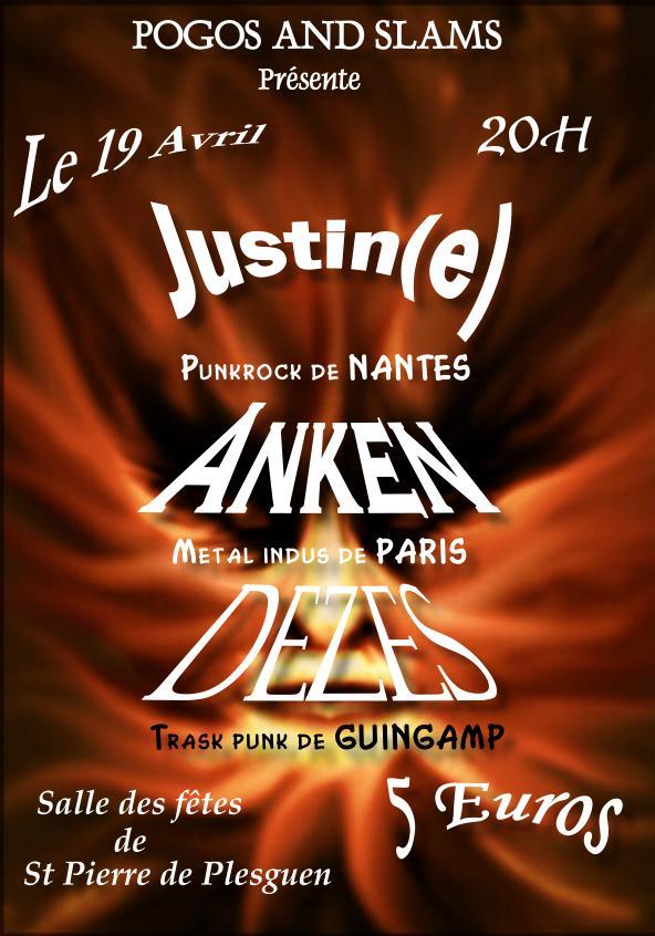 Concert Punk Metal à la Salle des Fêtes le 19 avril 2008 à Saint-Pierre-de-Plesguen (35)