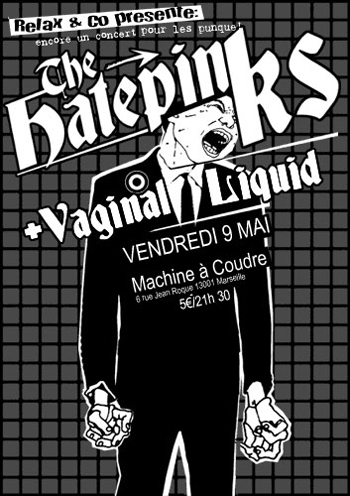 The Hatepinks à la Machine à Coudre le 09 mai 2008 à Marseille (13)