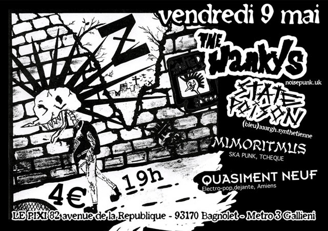 Concert Punk Noise au Pixi le 09 mai 2008 à Bagnolet (93)