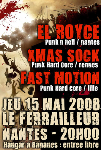 Concert Punk Hardcore au Ferrailleur le 15 mai 2008 à Nantes (44)