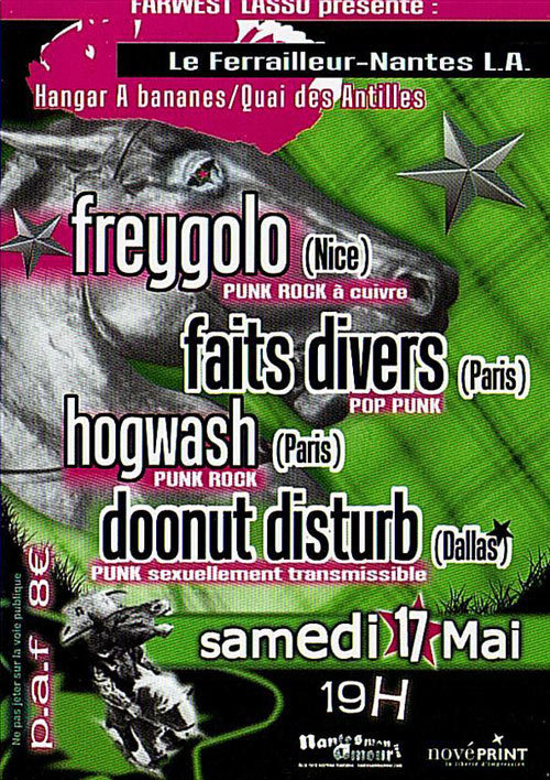 Concert Punk Rock au Ferrailleur le 17 mai 2008 à Nantes (44)