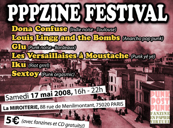 Festival PPPzine à la Miroiterie le 17 mai 2008 à Paris (75)