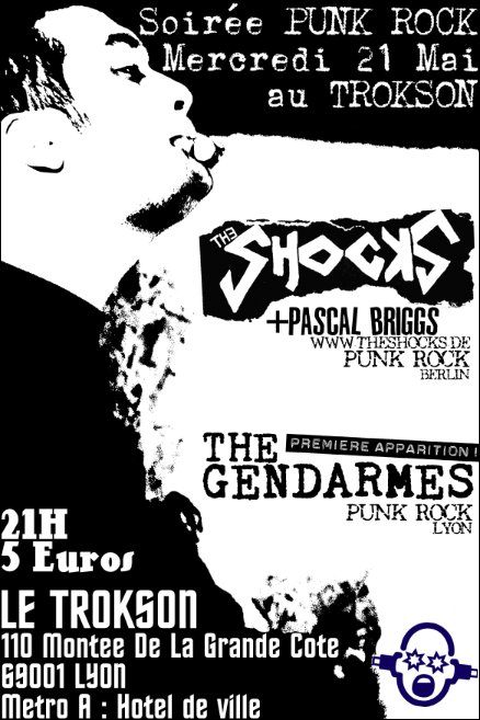 Soirée Punk Rock au Trokson le 21 mai 2008 à Lyon (69)