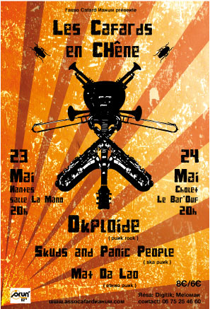 Concert Ska Punk au Bar ouf le 24 mai 2008 à Cholet (49)