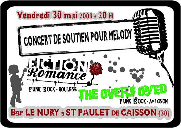 Concert de soutien au bar Le Nury le 30 mai 2008 à Saint-Paulet-de-Caisson (30)