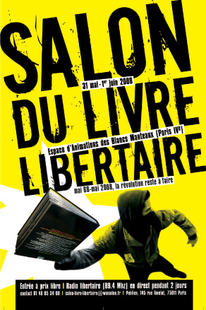 Salon du livre libertaire 2008 le 01 juin 2008 à Paris (75)