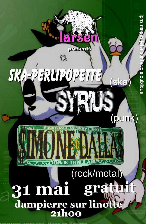 Concert Ska Punk Metal le 31 mai 2008 à Dampierre-sur-Linotte (70)