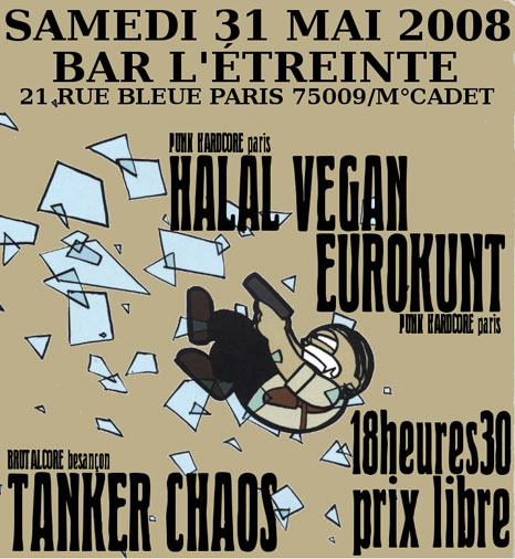 Concert Punk Hardcore à l'Etreinte le 31 mai 2008 à Paris (75)