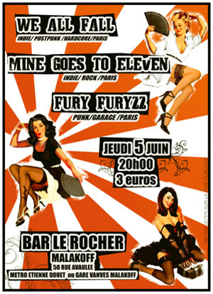 Concert Punk au Rocher le 05 juin 2008 à Malakoff (92)