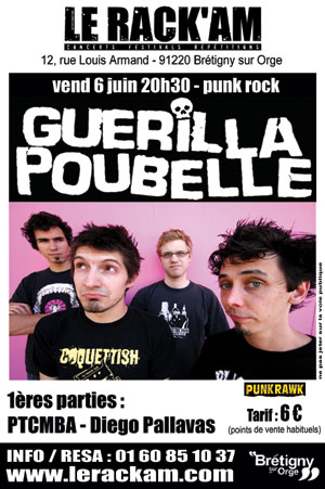 Guerilla Poubelle au Rack'am le 06 juin 2008 à Brétigny-sur-Orge (91)