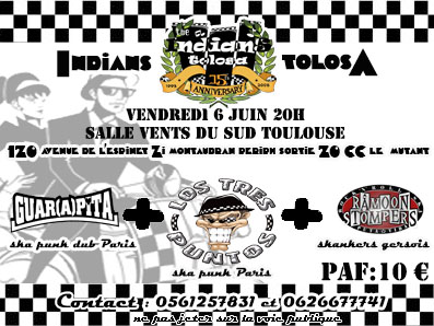 Indians Tolosa's 15th anniversary le 06 juin 2008 à Toulouse (31)