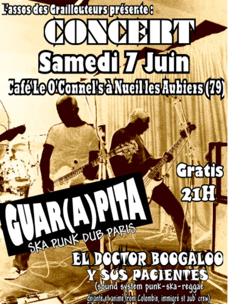 Concert Ska Punk Dub au O'Connel's le 07 juin 2008 à Nueil-les-Aubiers (79)