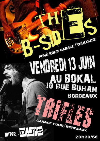 Concert Garage Punk au Bokal le 13 juin 2008 à Bordeaux (33)