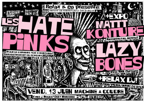 Les Hatepinks à la Machine à Coudre le 13 juin 2008 à Marseille (13)