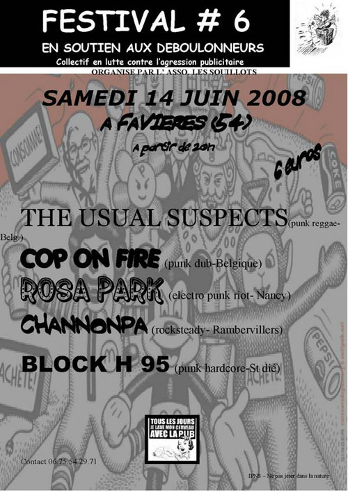 6ème Festival des Souillots le 14 juin 2008 à Favières (54)
