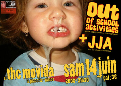 Concert Punk HxC à la Movida le 14 juin 2008 à Nîmes (30)