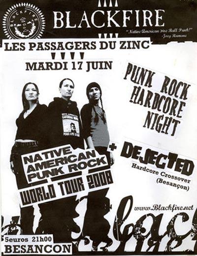 Punk Rock Hardcore Night aux Passagers du Zinc le 17 juin 2008 à Besançon (25)