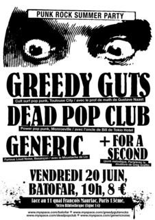 Punk Rock Summer Party au Batofar le 20 juin 2008 à Paris (75)