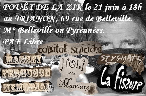 Pouêt de la Zic au Trianon le 21 juin 2008 à Paris (75)