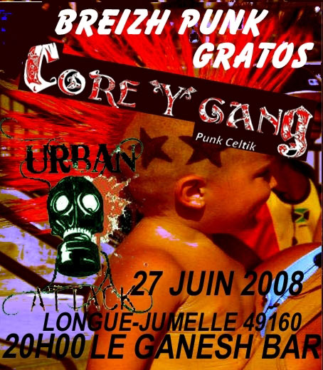 Breizh Punk au bar Le Ganesh le 27 juin 2008 à Longué-Jumelles (49)