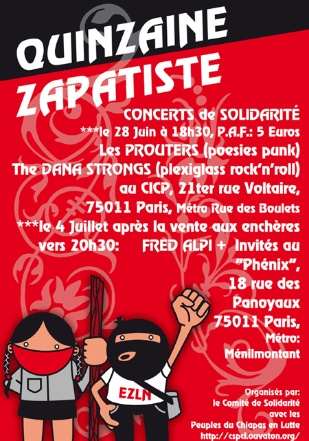 Concert Punk au CICP le 28 juin 2008 à Paris (75)