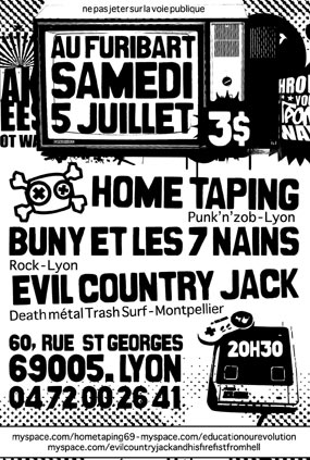 Concert Punk Metal au Furib'Art le 05 juillet 2008 à Lyon (69)