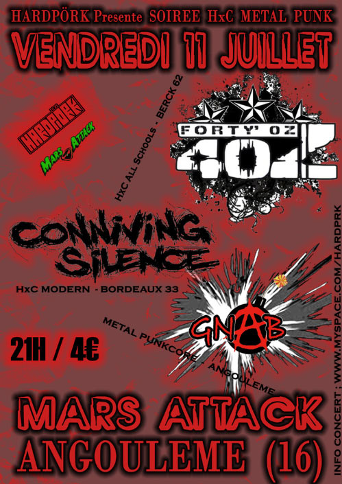 Soirée HxC Metal Punk au Mars Attack le 11 juillet 2008 à Angoulême (16)