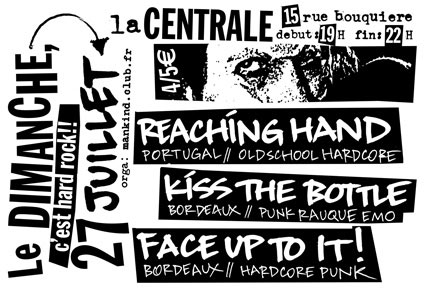 Concert Punk Hardcore à la Centrale le 27 juillet 2008 à Bordeaux (33)