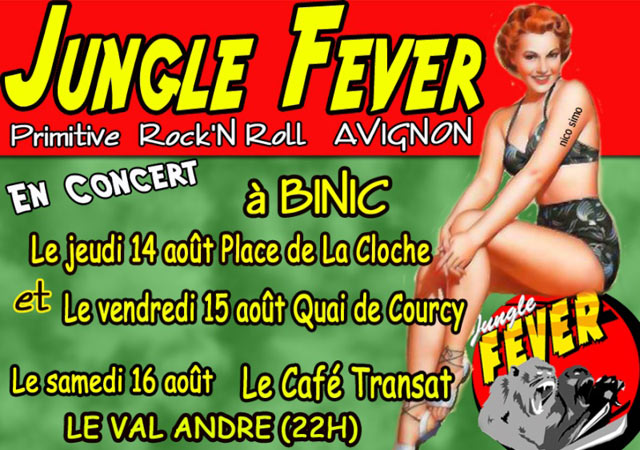 Jungle Fever en concert le 15 août 2008 à Binic (22)