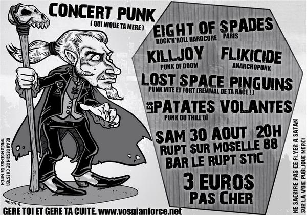 Concert Punk au Rupt'Stic le 30 août 2008 à Rupt-sur-Moselle (88)