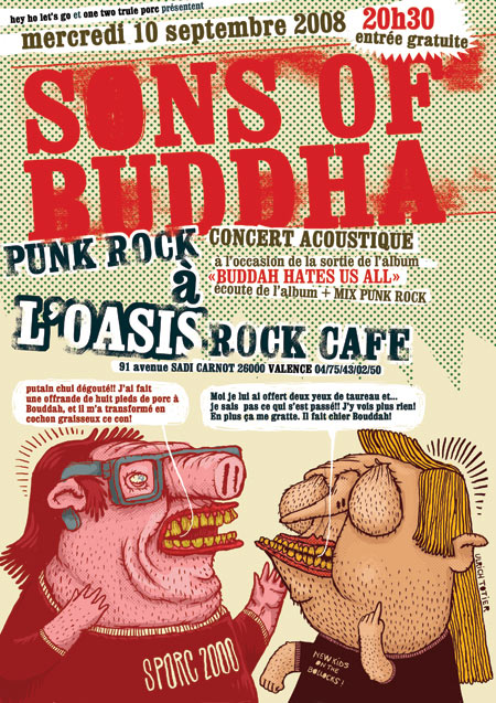 Sons of Buddha à l'Oasis Rock Café le 10 septembre 2008 à Valence (26)
