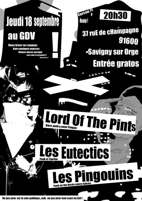 Concert Punk au GDV le 18 septembre 2008 à Savigny-sur-Orge (91)