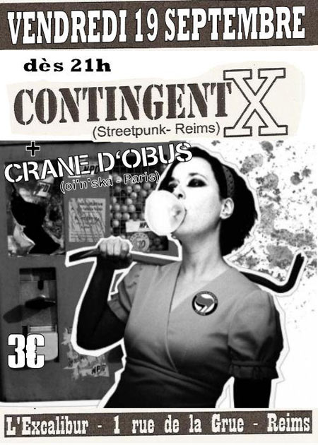 Concert Street Punk Oi! à l'Excalibur le 19 septembre 2008 à Reims (51)