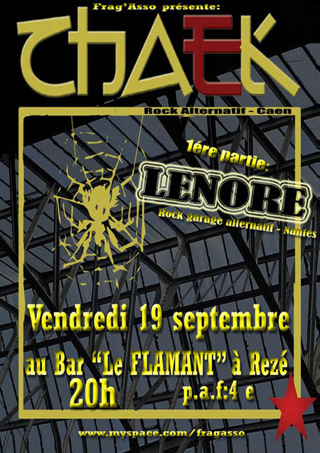 Concert Rock alternatif au Flamant le 19 septembre 2008 à Rezé (44)