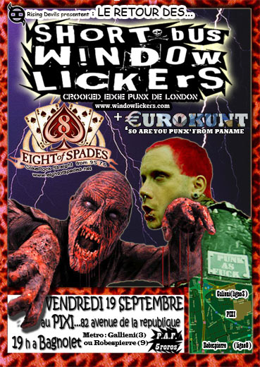 Concert Zombie Punk au Pixi le 19 septembre 2008 à Bagnolet (93)