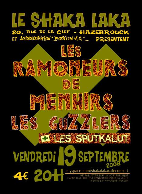 Les Ramoneurs de Menhirs au Shaka Laka le 19 septembre 2008 à Hazebrouck (59)