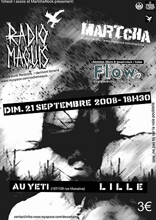Concert Punk Rock au Yéti le 21 septembre 2008 à Lille (59)