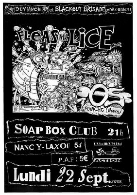 Fleas and Lice au Soap Box Club le 22 septembre 2008 à Laxou (54)