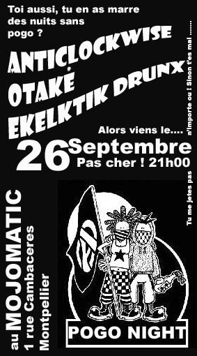 Pogo Night au Mojomatic le 26 septembre 2008 à Montpellier (34)