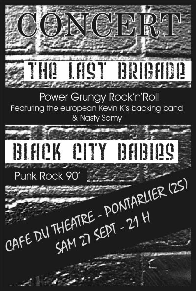 Concert Grungy Punk au Café du Théâtre le 27 septembre 2008 à Pontarlier (25)
