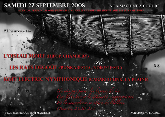 Concert à la Machine à Coudre le 27 septembre 2008 à Marseille (13)