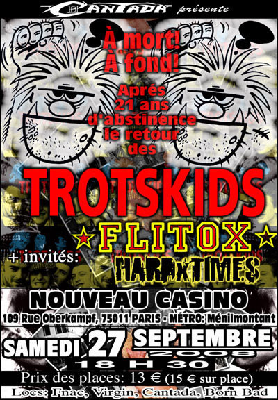 Trotskids + Flitox au Nouveau Casino le 27 septembre 2008 à Paris (75)