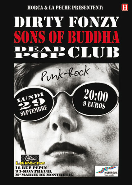 Concert Punk à la Pêche le 29 septembre 2008 à Montreuil (93)