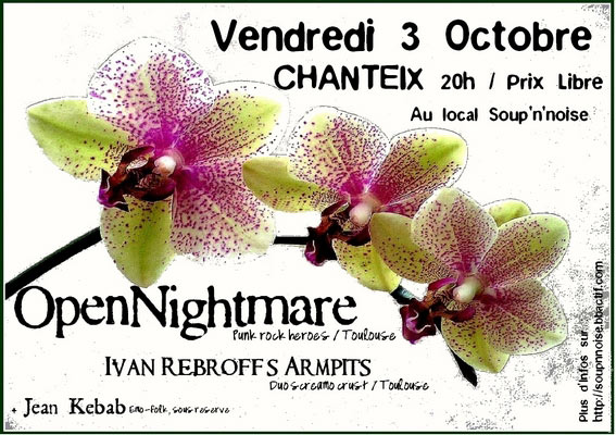 Concert au local Soup'n'Noise le 03 octobre 2008 à Chanteix (19)
