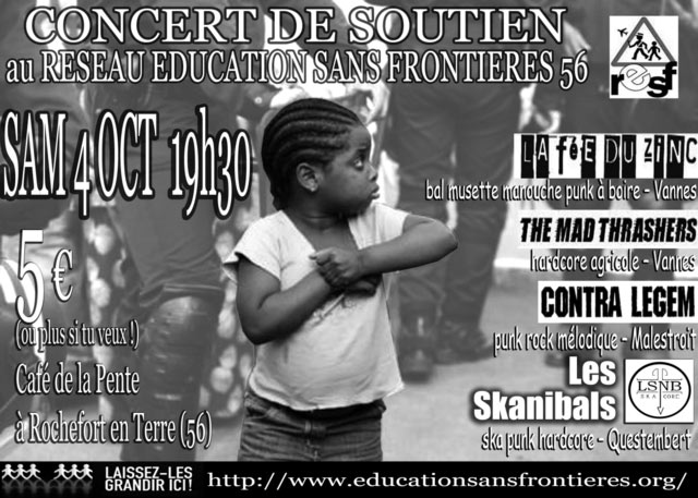 Concert de Soutien au Réseau Education Sans Frontières le 04 octobre 2008 à Rochefort-en-Terre (56)