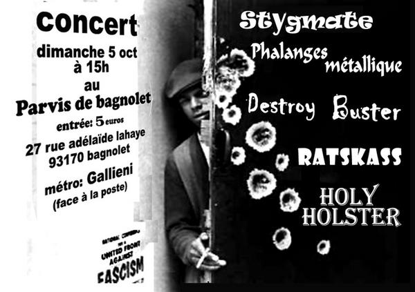 Concert au Parvis de Bagnolet le 05 octobre 2008 à Bagnolet (93)