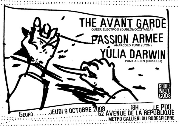 Concert Punk au Pixi le 09 octobre 2008 à Bagnolet (93)