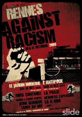 Festival Rennes Against Racism #4 le 11 octobre 2008 à Rennes (35)